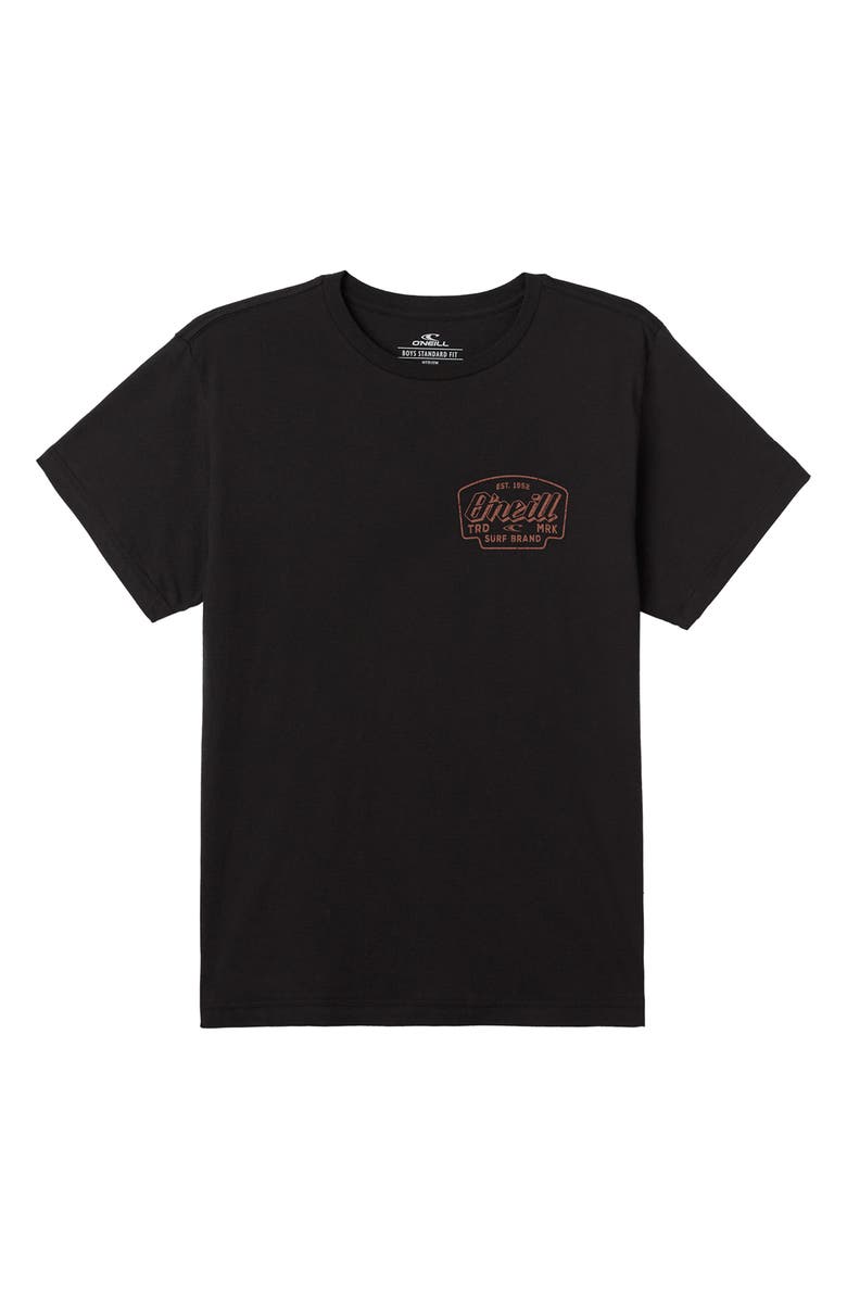 O'Neill Kids' Locksmith Graphic T-Shirt, Main, color, Black