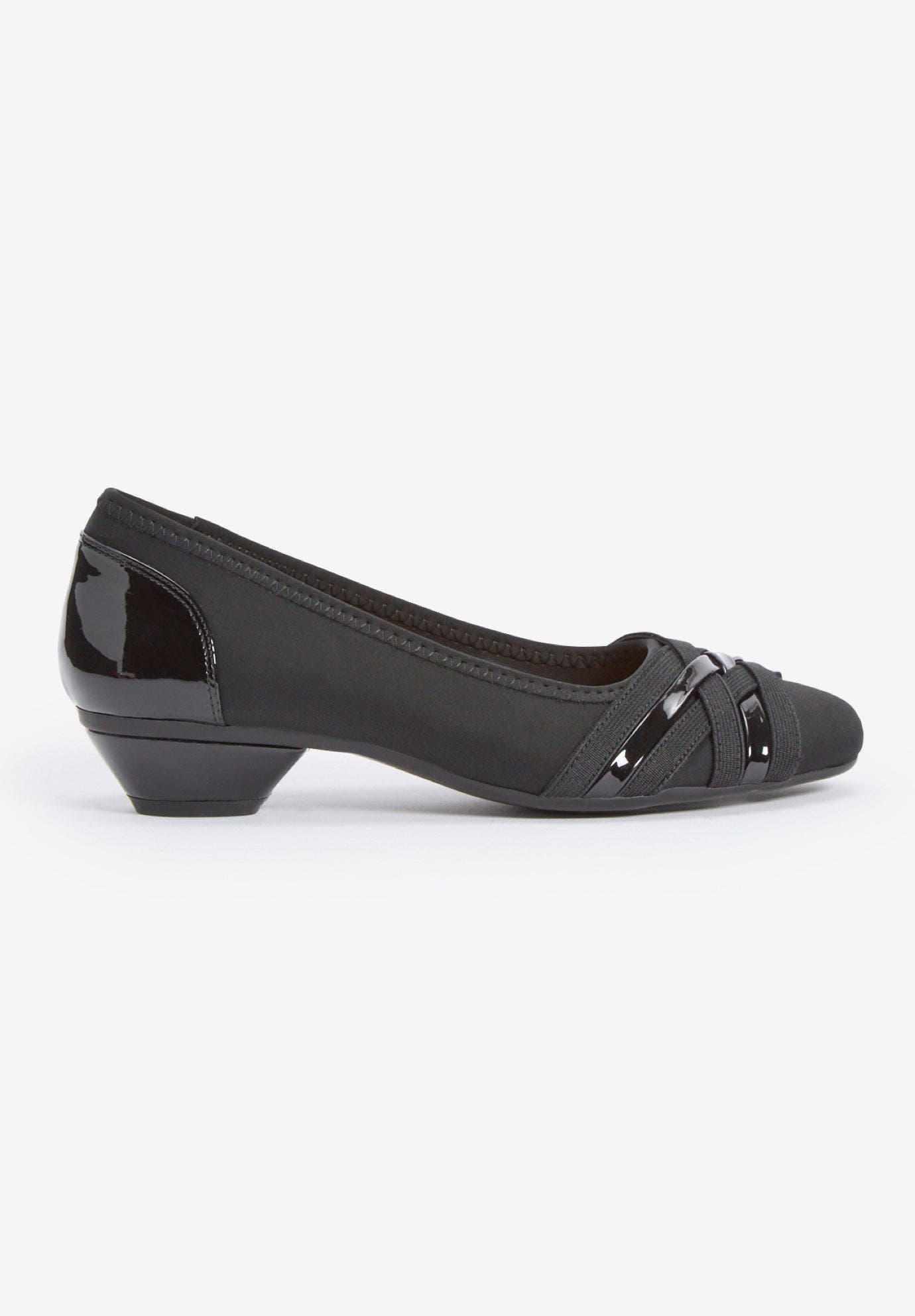 Comfortview The Quinlan Slip On Pump, Alternate, color, Black