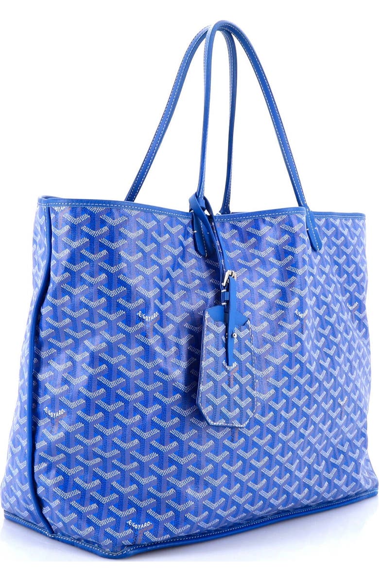 Pre-Owned Goyard Anjou Reversible Tote Coated Canvas GM, Alternate, color, Blue