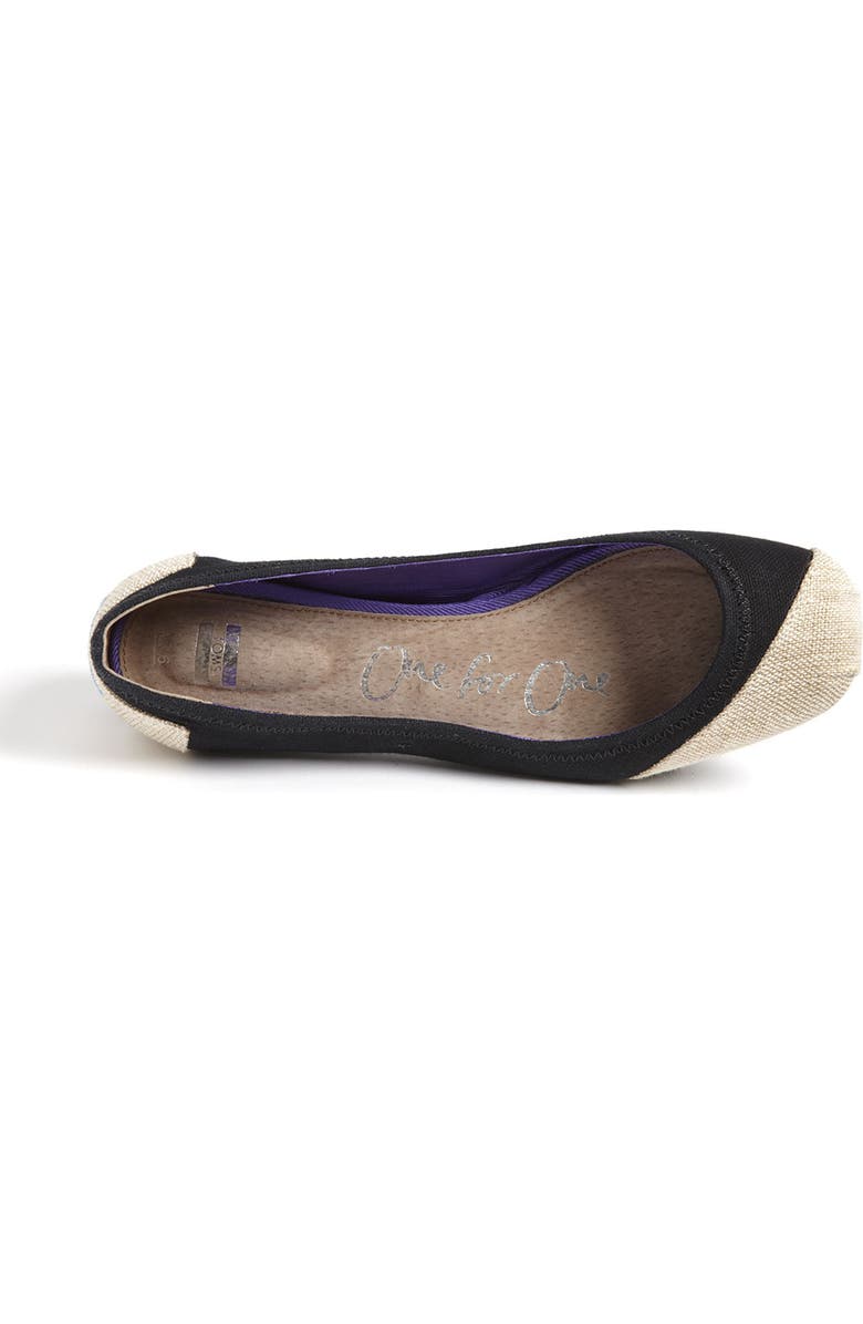 TOMS 'Alessandra' Ballet Flat, Alternate, color,
