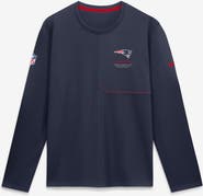 Nike Men's Nike Navy New England Patriots Sideline Coaches UV Dri-FIT Long Sleeve Shirt