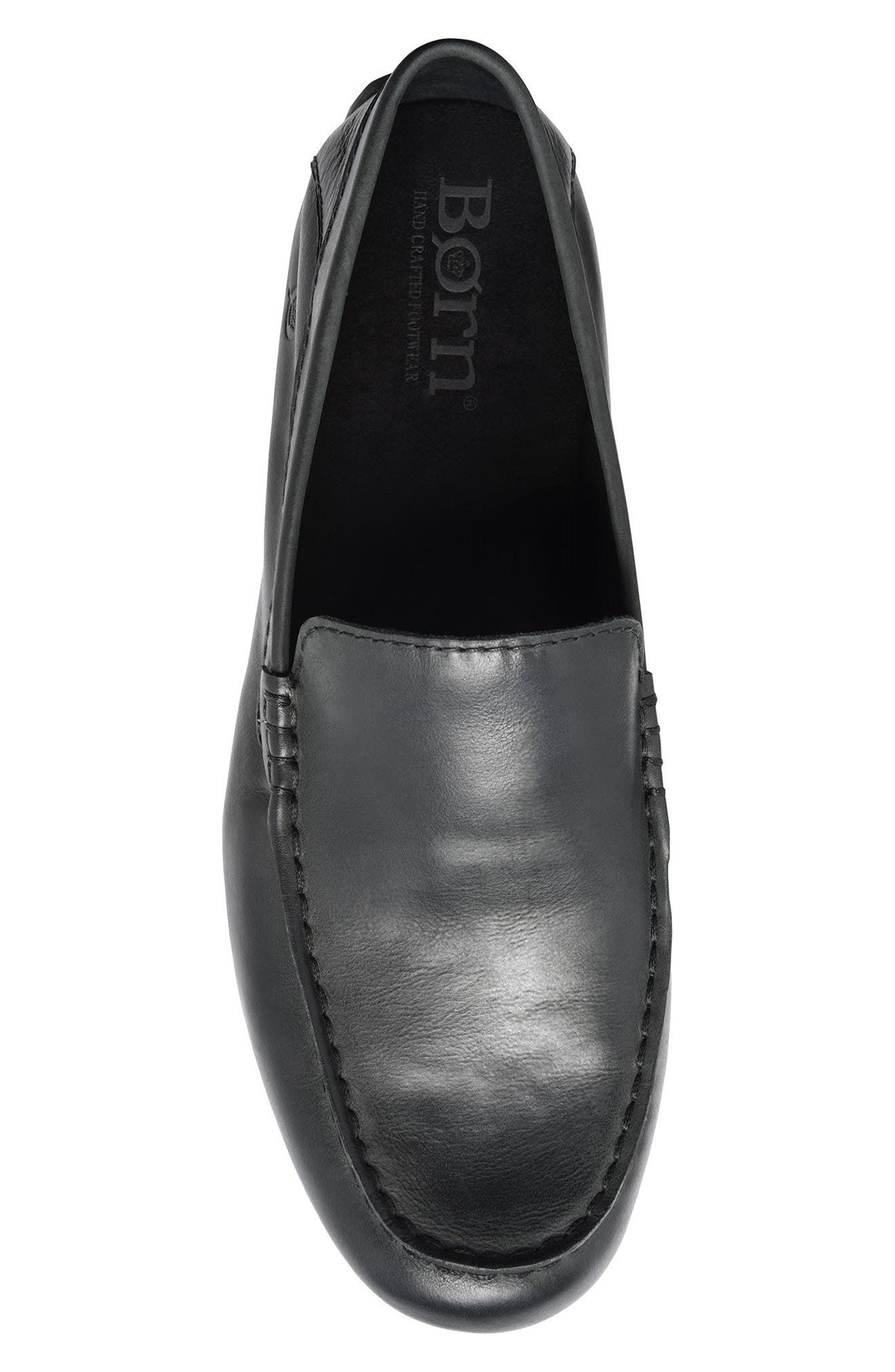 Børn Born Liam Leather Loafer, Alternate, color, Black
