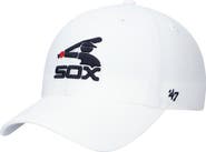 '47 Men's '47 White Chicago White Sox 1976 Logo Cooperstown Collection Clean Up Adjustable Hat
