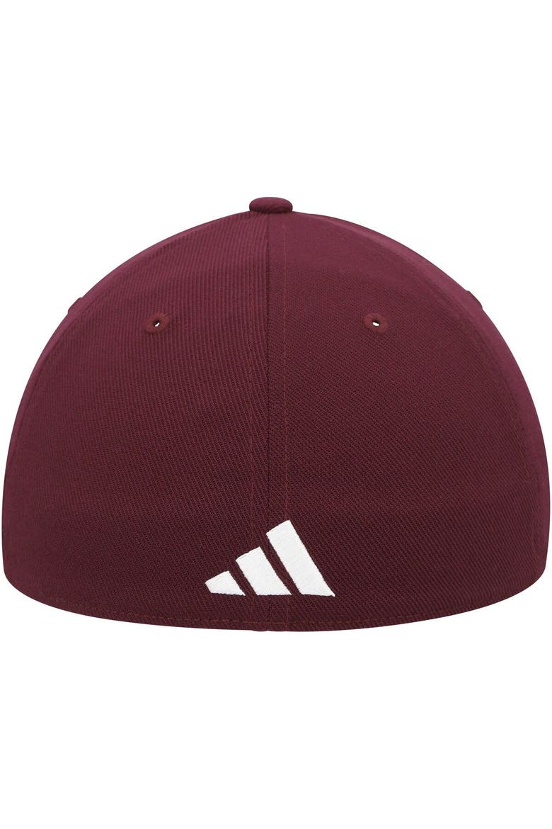 Men's adidas Maroon Mississippi State Bulldogs Vault Slouch Flex Hat, Alternate, color, Maroon