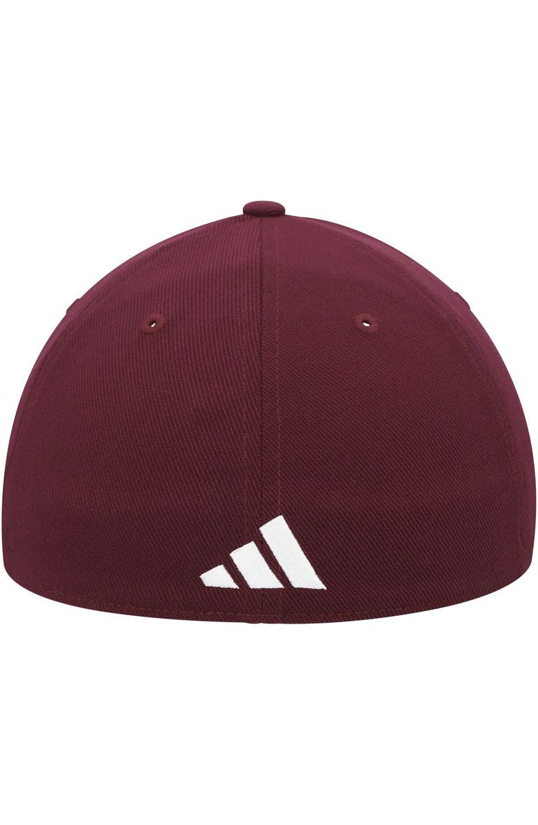 adidas Men's adidas Maroon Mississippi State Bulldogs Vault Slouch Flex Hat, Alternate, color, Maroon