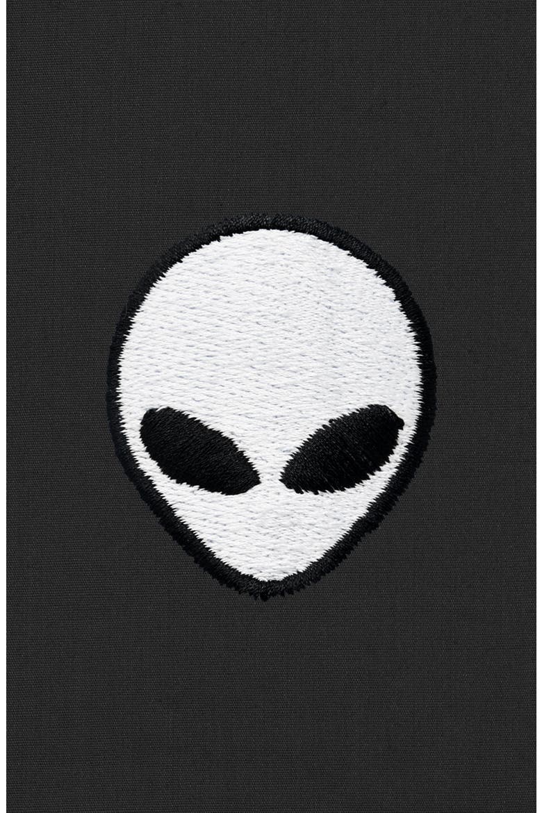 Mens Lil Alien Midweight Active Short, Alternate, color, Black