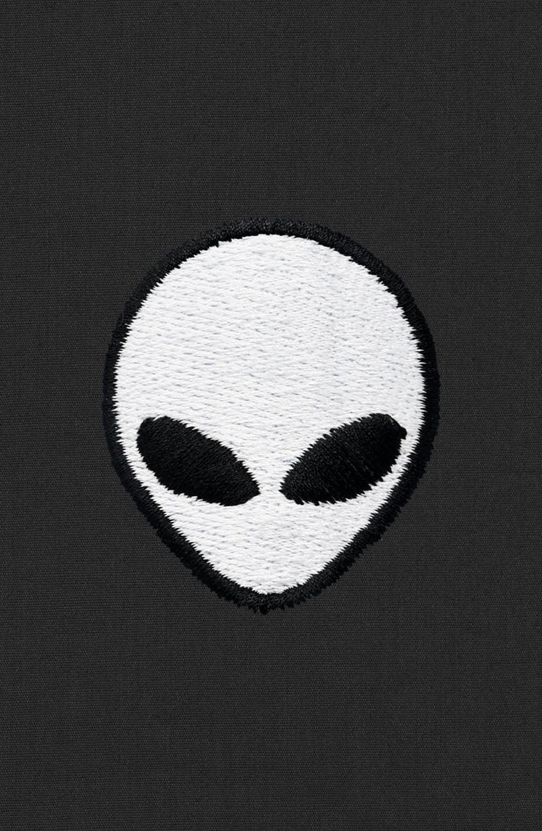 Dalix Mens Lil Alien Midweight Active Short, Alternate, color, Black
