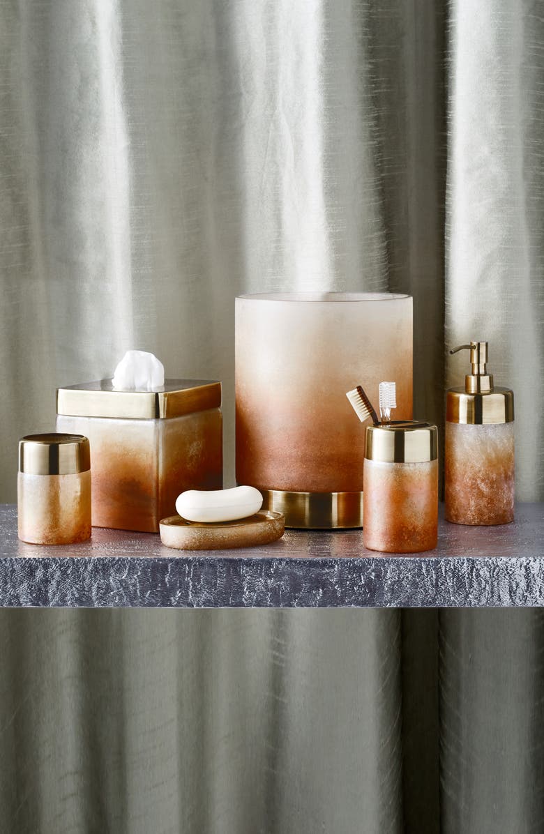 Michael Aram Torched Tissue Box Cover, Alternate, color, 