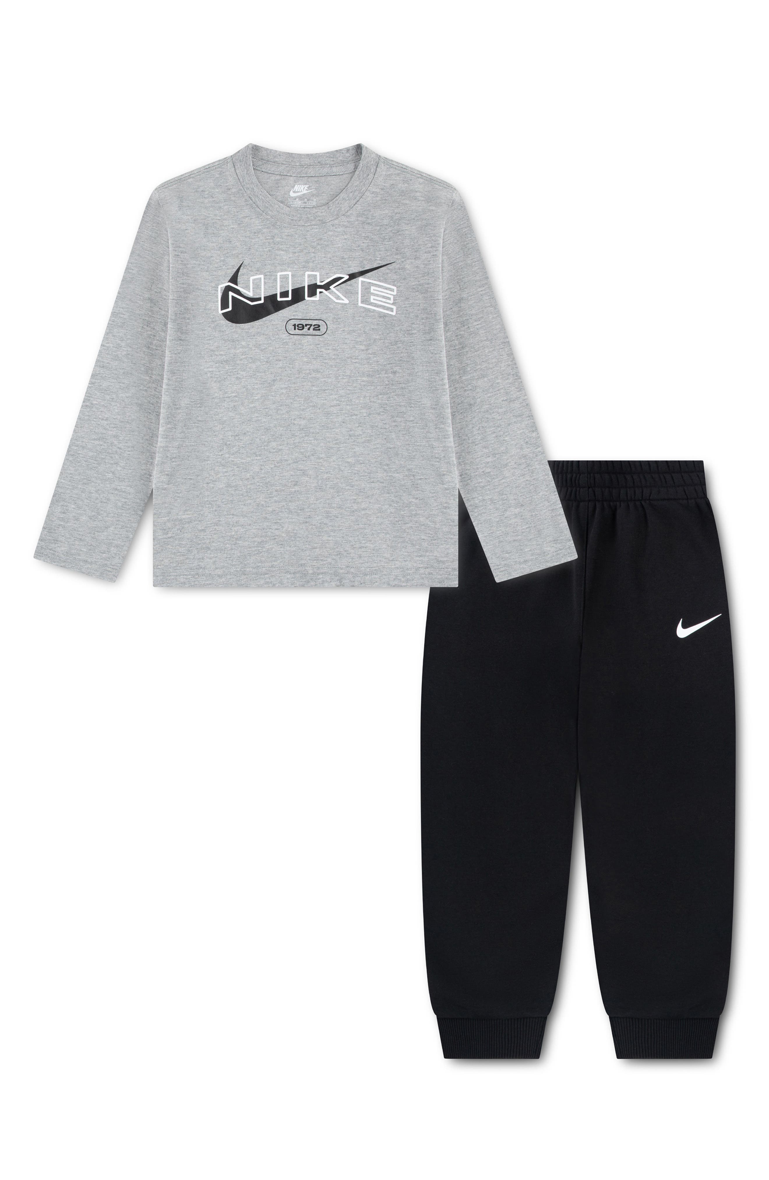 Kids' Logo Long Sleeve Tee & Pants Set