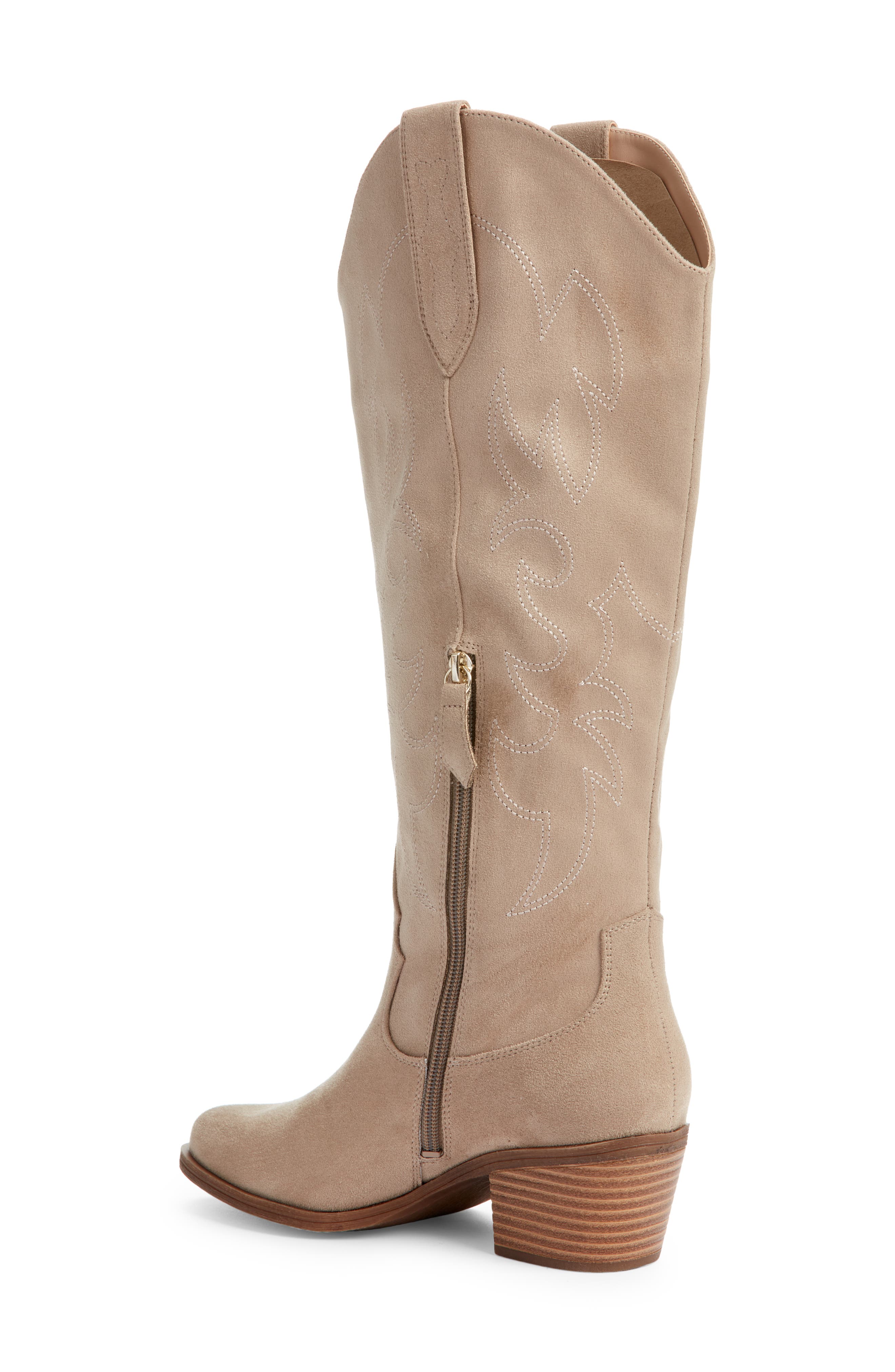 Monikka Western Boot, Alternate, color, BEIGE TAUPE