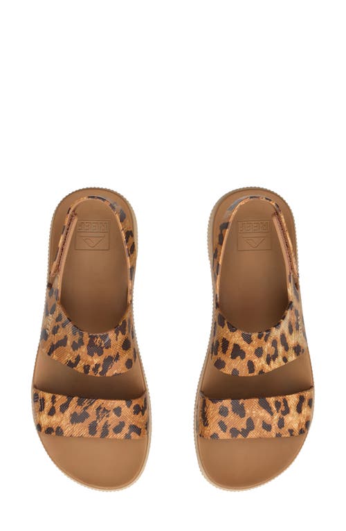 Reef Water Vista Waterproof Platform Slingback Sandal In Brown