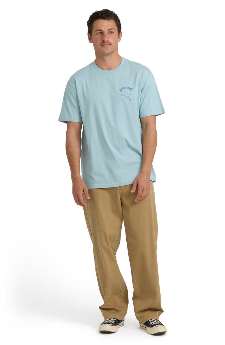 Billabong Apex Wave Cotton Graphic T-Shirt, Alternate, color, Dry Blue Wash