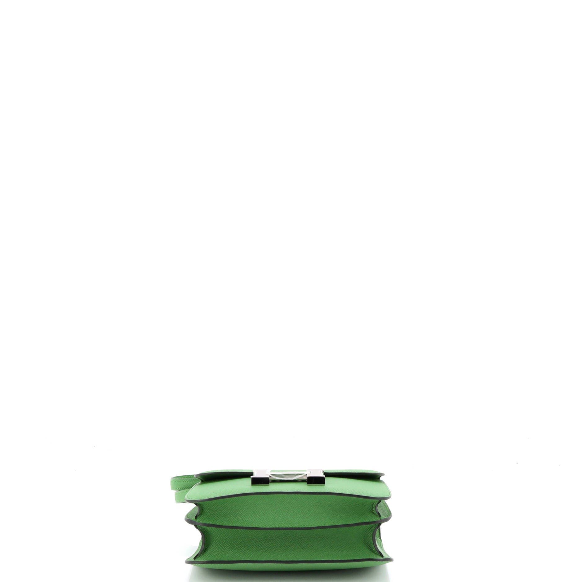Pre-Owned Hermes Constance NM Bag Epsom 18, Alternate, color, Vert Yucca