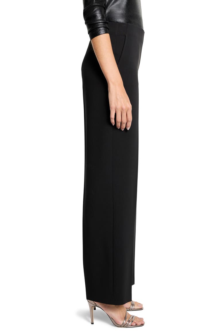 Lenox High Waist Wide Leg Stretch Pants, Alternate, color, BLACK ONYX