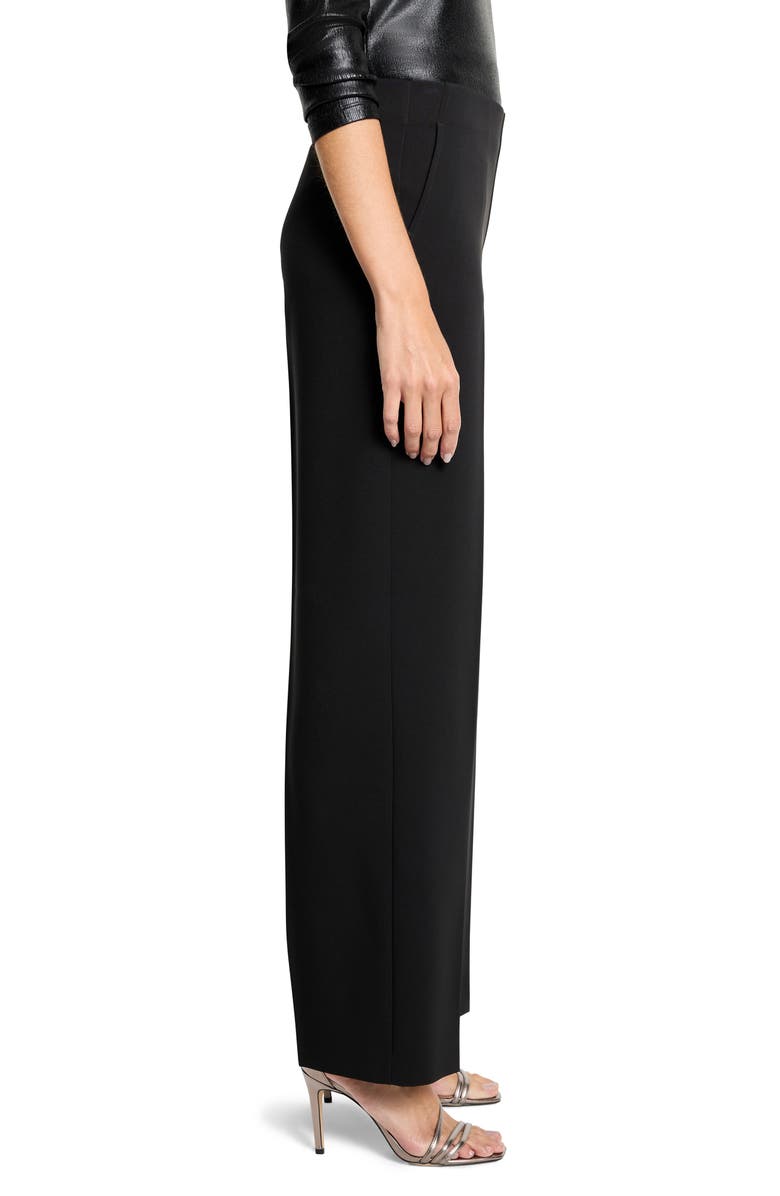 NIC+ZOE Lenox Wide Leg Stretch Pants, Alternate, color, Black Onyx