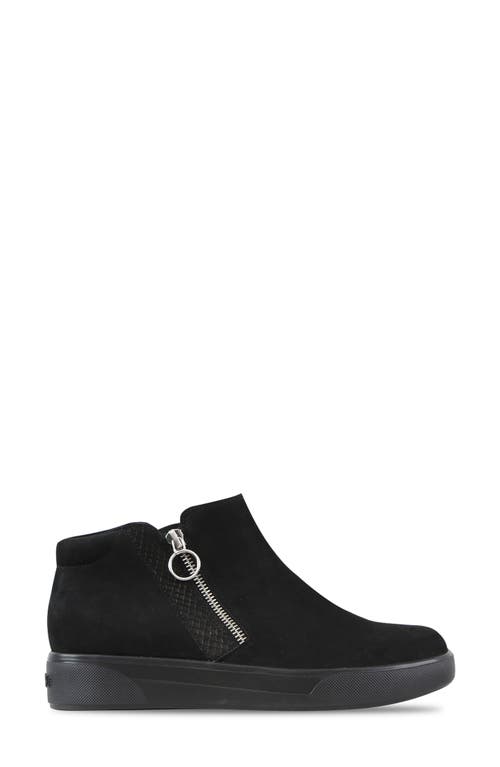Munro Viera Mid Sneaker In Black Snake Combo