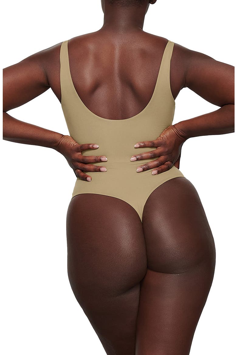 Fits Everybody Square Neck Bodysuit, Alternate, color, KHAKI
