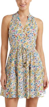 Change of Scenery Charlotte Printed Button-Front Cotton Shirtdress