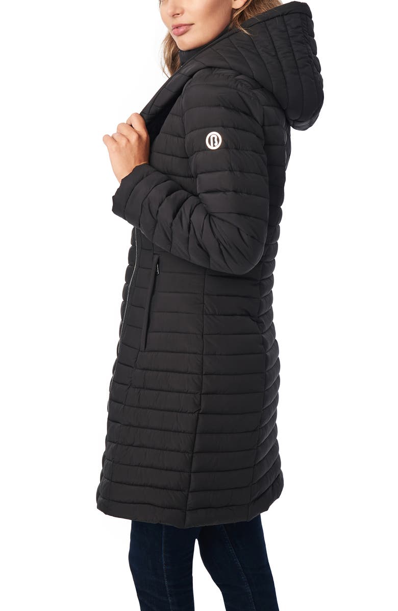 Bernardo Quilted Water Resistant Packable Walker Coat, Alternate, color,