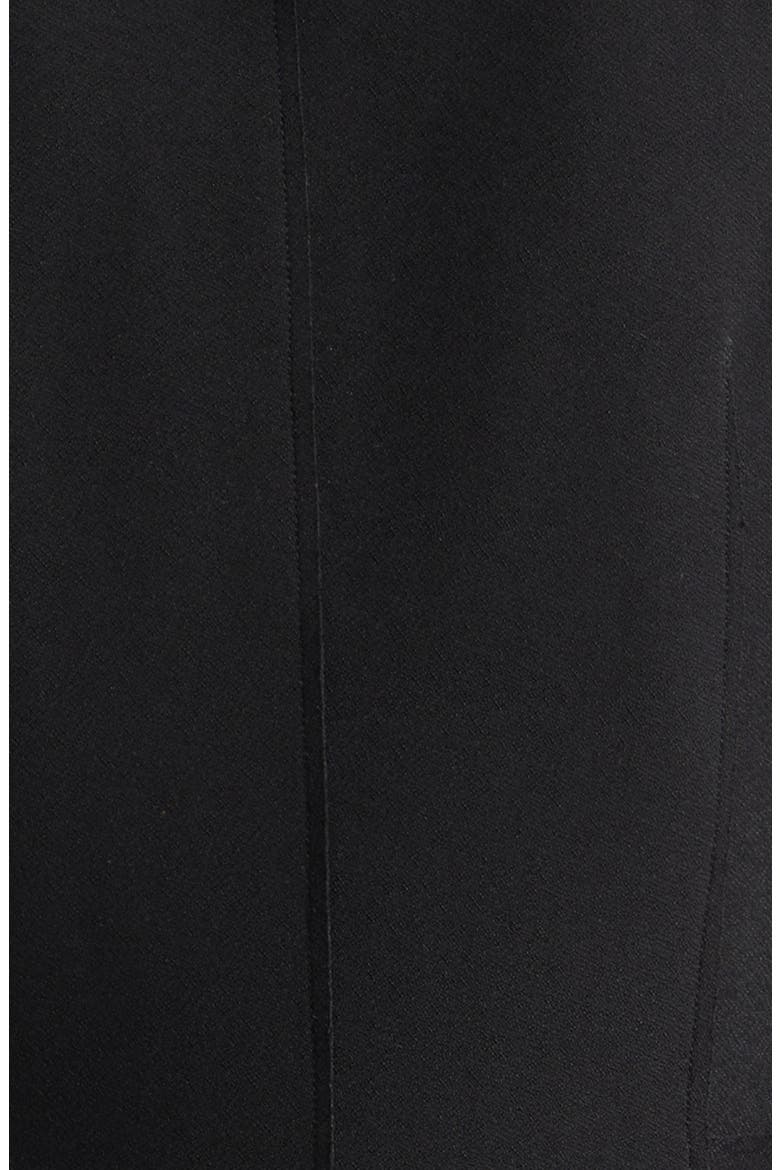 Double Layer Peplum Top, Alternate, color, BLACK