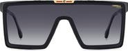 Carrera Eyewear 99mm Oversize Gradient Shield Sunglasses