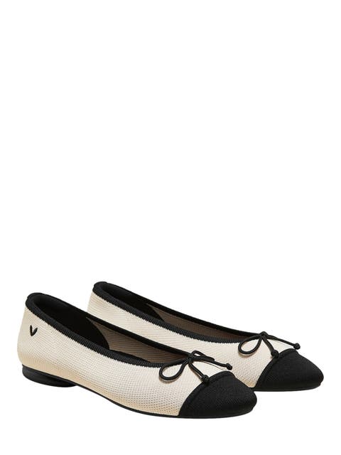 Almond-Toe Bow Flats (Tiana)
