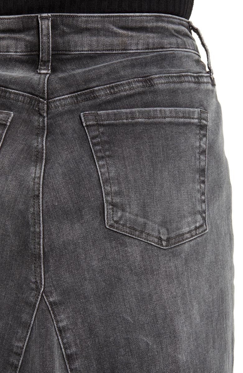 Wash Lab Denim Long Denim Skirt, Alternate, color, Grey
