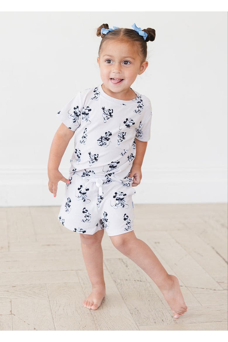 Steamboat Willie T-Shirt & Shorts Set, Alternate, color, Beige
