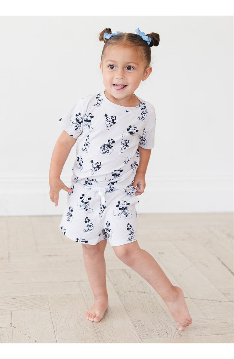 Charlie Lou Baby<sup>®</sup> Steamboat Willie T-Shirt & Shorts Set, Alternate, color, Beige