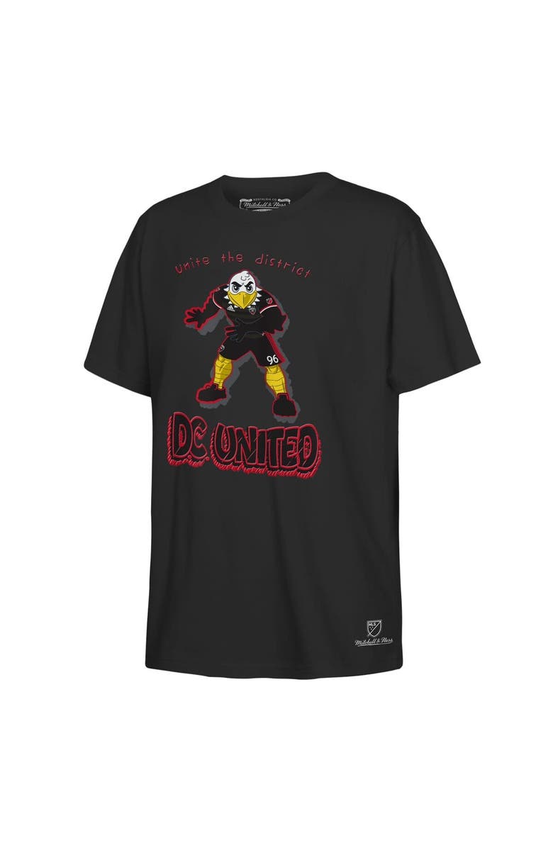 Mitchell & Ness Youth Mitchell & Ness  Black D.C. United Mascot T-Shirt, Alternate, color, Black