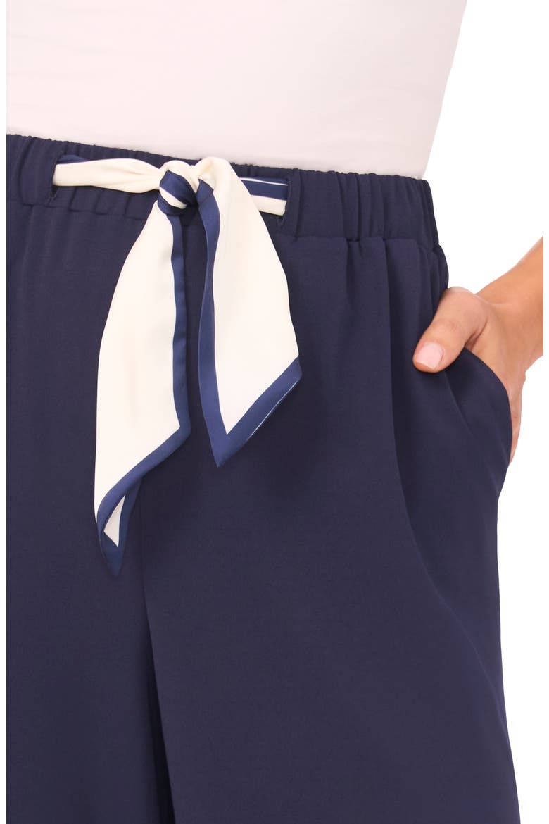 Tie Waist Straight Leg Pants, Alternate, color, CLASSIC NAVY