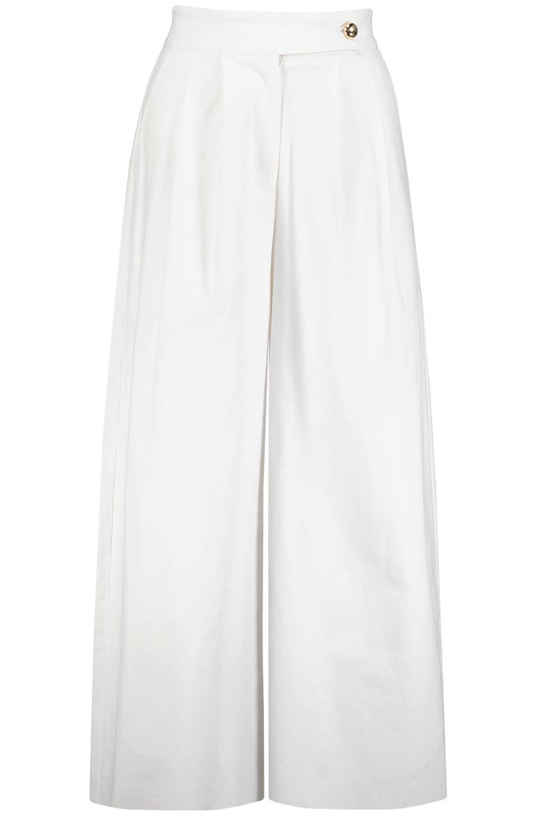 Alessandro Wide Leg Pant, Alternate, color, White