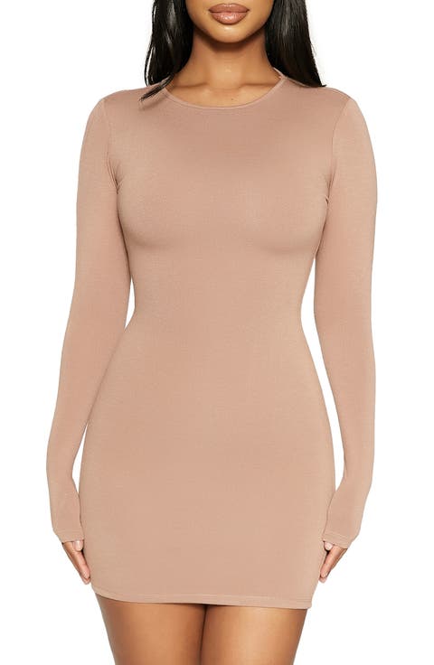 Got U in a Bind Long Sleeve Minidress