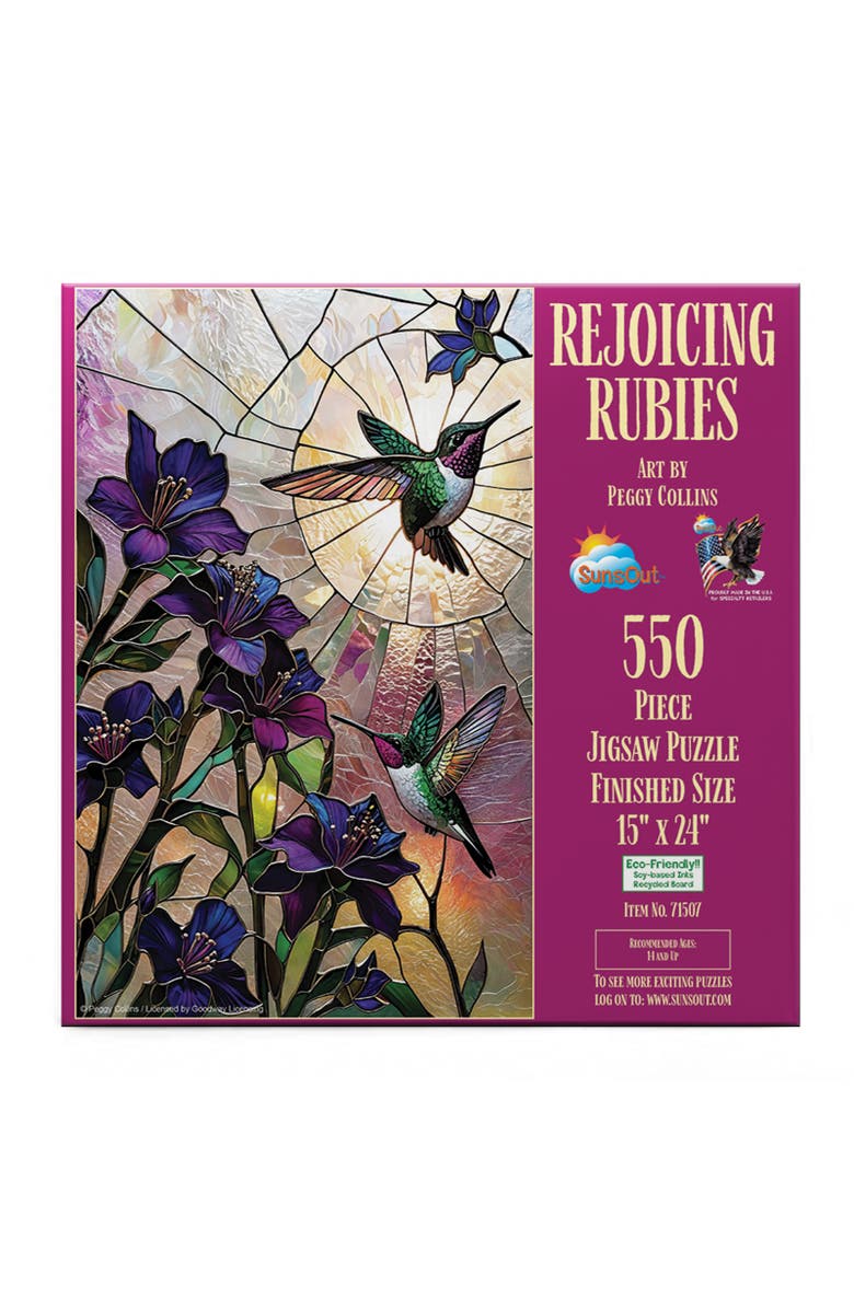 Sunsout Rejoicing Rubies 550 piece Jigsaw Puzzle for Adults, Alternate, color, Multicolor