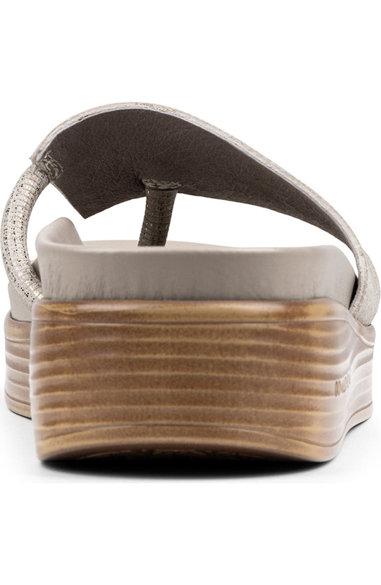 Donald Pliner Fifi Platform Wedge Flip Flop, Alternate, color, Taupe
