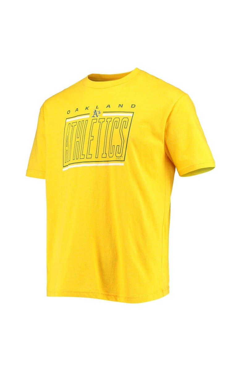 CONCEPTS SPORT Men's Concepts Sport Green/Gold Oakland Athletics Meter T-Shirt and Shorts Sleep Set, Alternate, color, Green