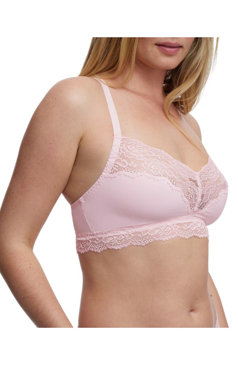 Skarlett Blue Goddess Busty Racerback Lace Bralette, Alternate, color, Lt Pink
