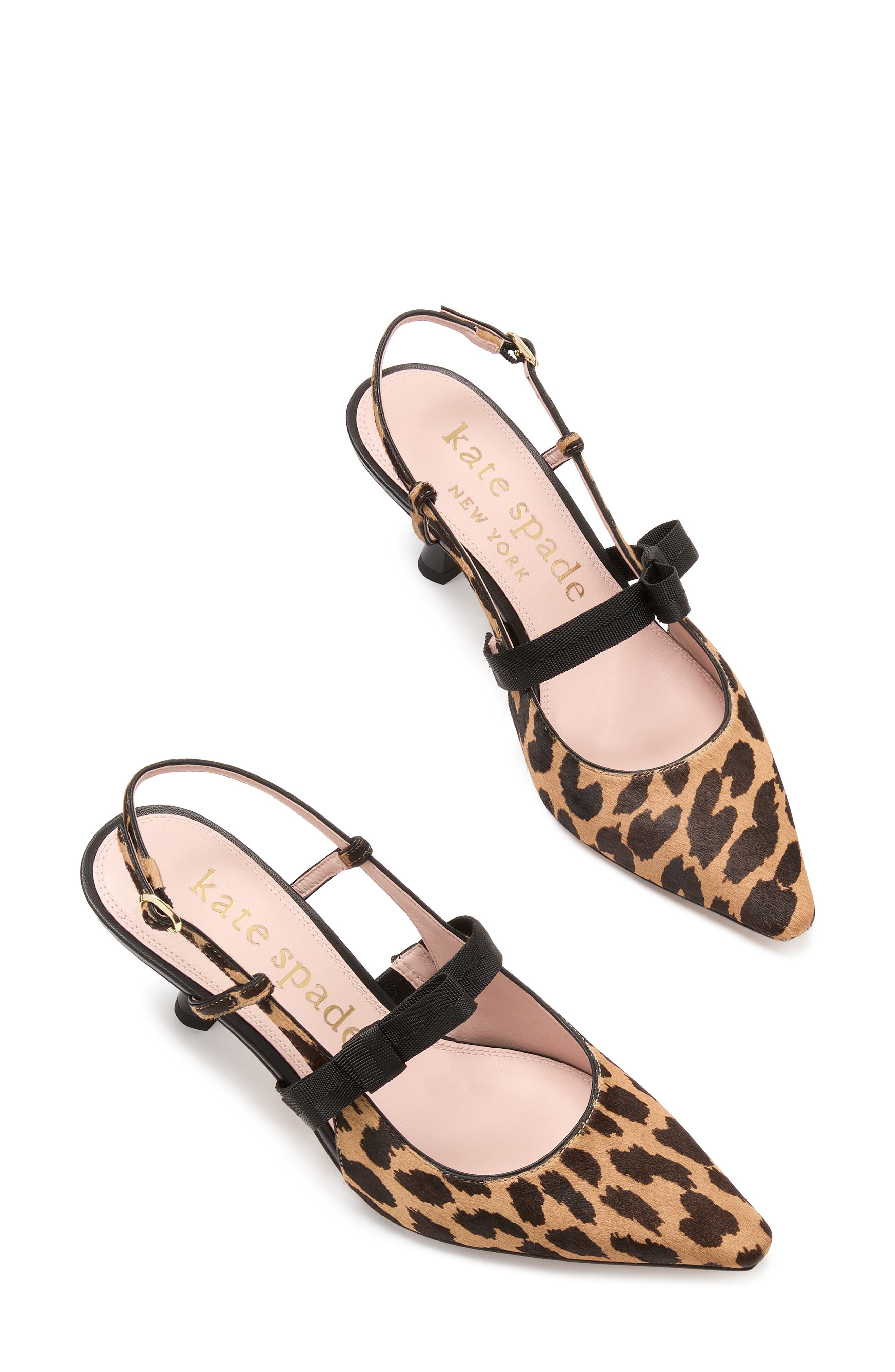 Kate Spade New York maritza genuine calf hair pointed toe pump, Alternate, color, Tan Multi