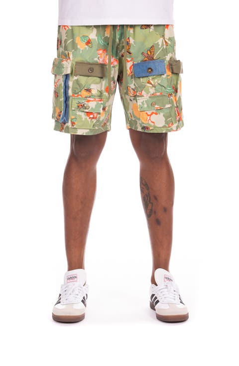 BB Trails Cotton Drawstring Cargo Shorts
