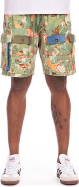 Billionaire Boys Club BB Trails Cotton Drawstring Cargo Shorts