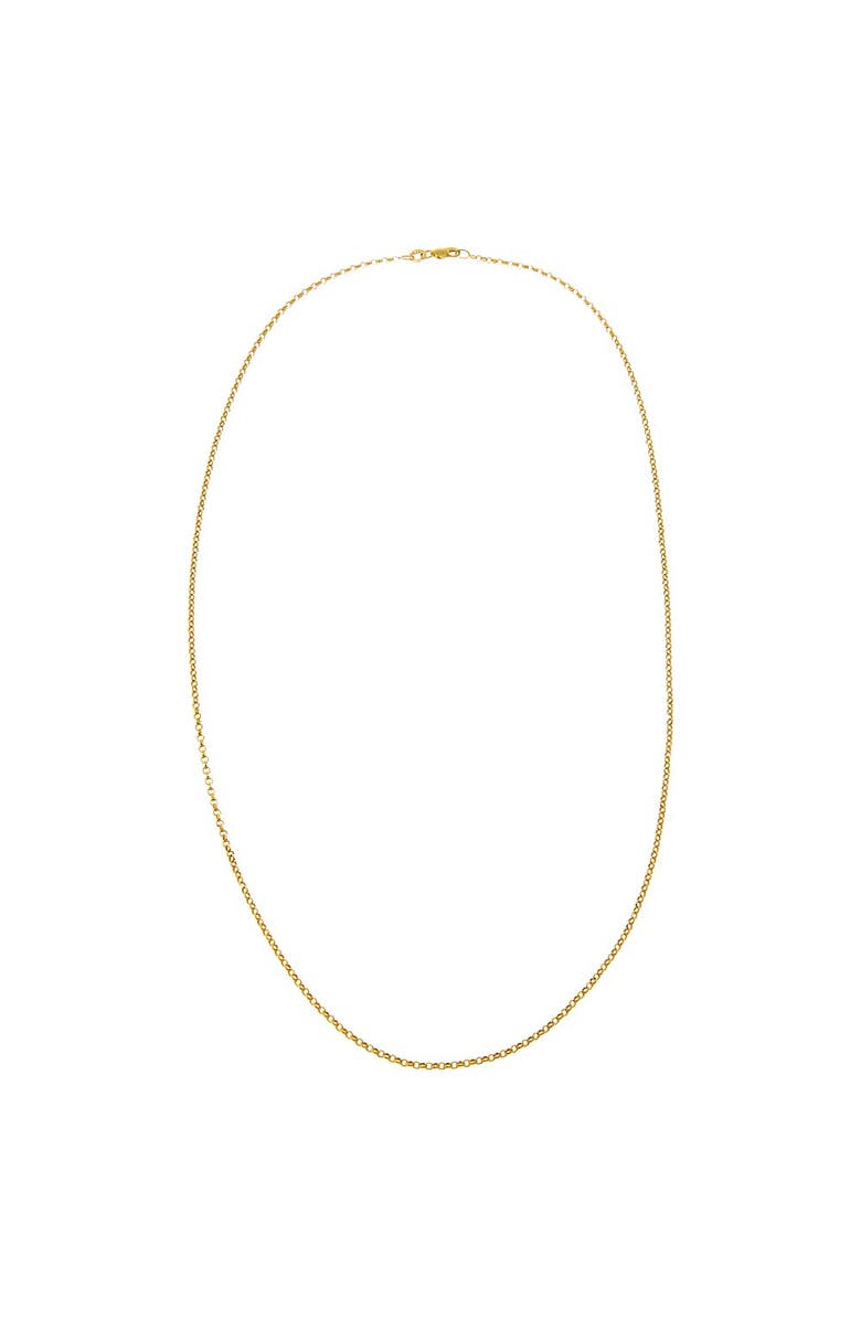BY ADINA EDEN Round Link Chain Necklace 14K, Alternate, color, 14K Gold - 18 Inch