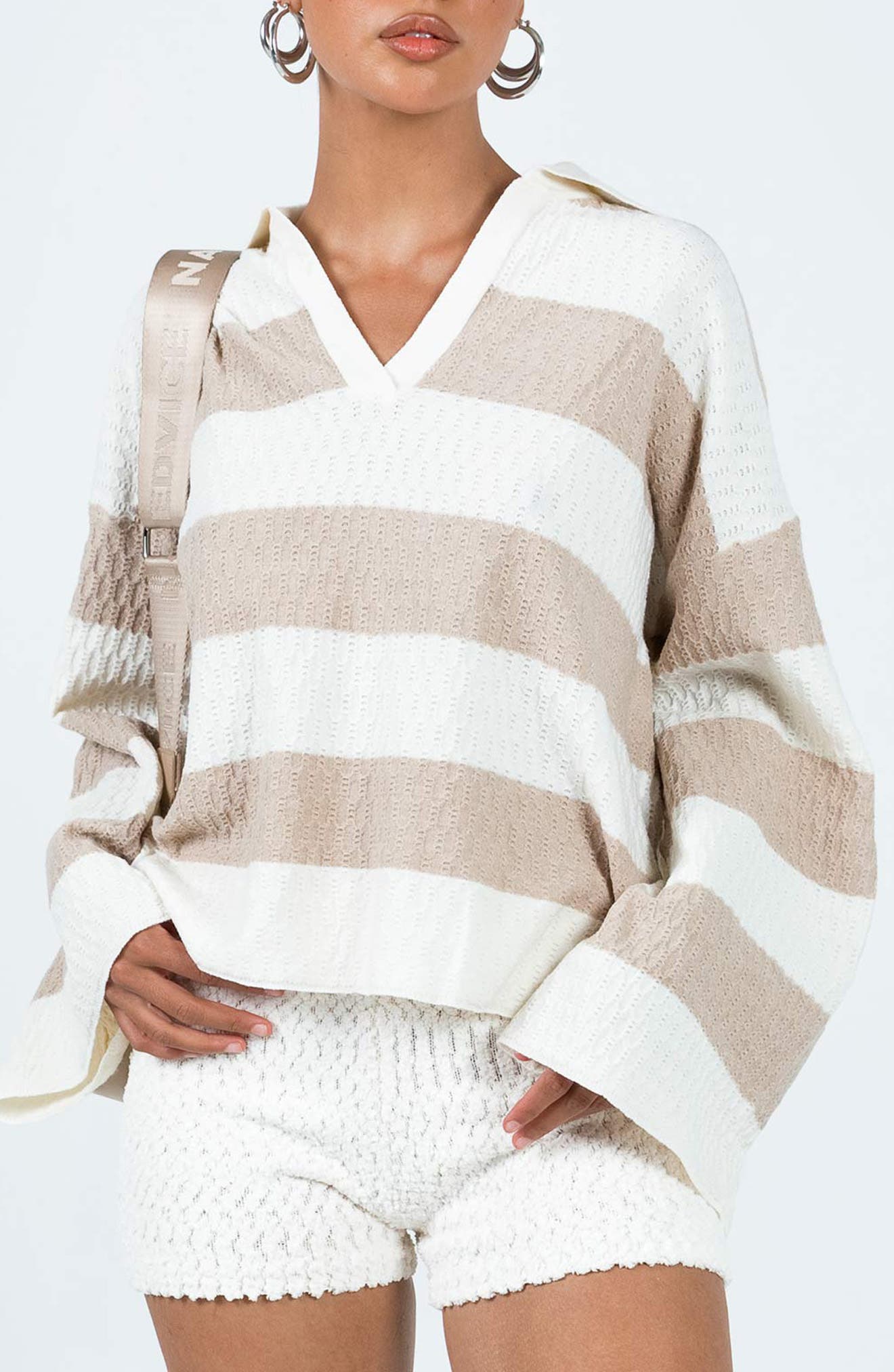 Rick Striped Collar Sweater