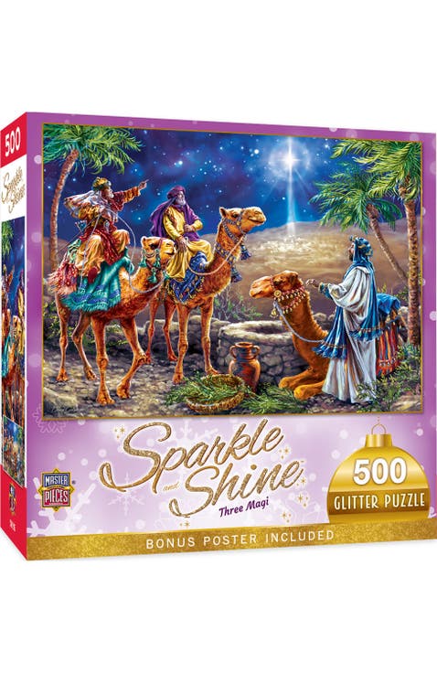 Three Magi 500 Piece Glitter Puzzle