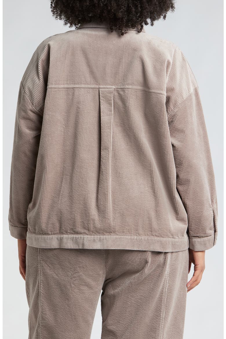 Classic Collar Corduroy Jacket, Alternate, color, TAUPE