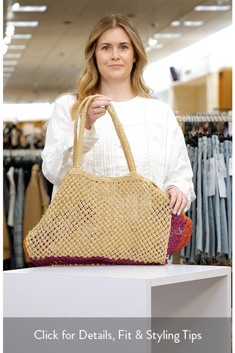 Moonlight Woven Jute Tote video