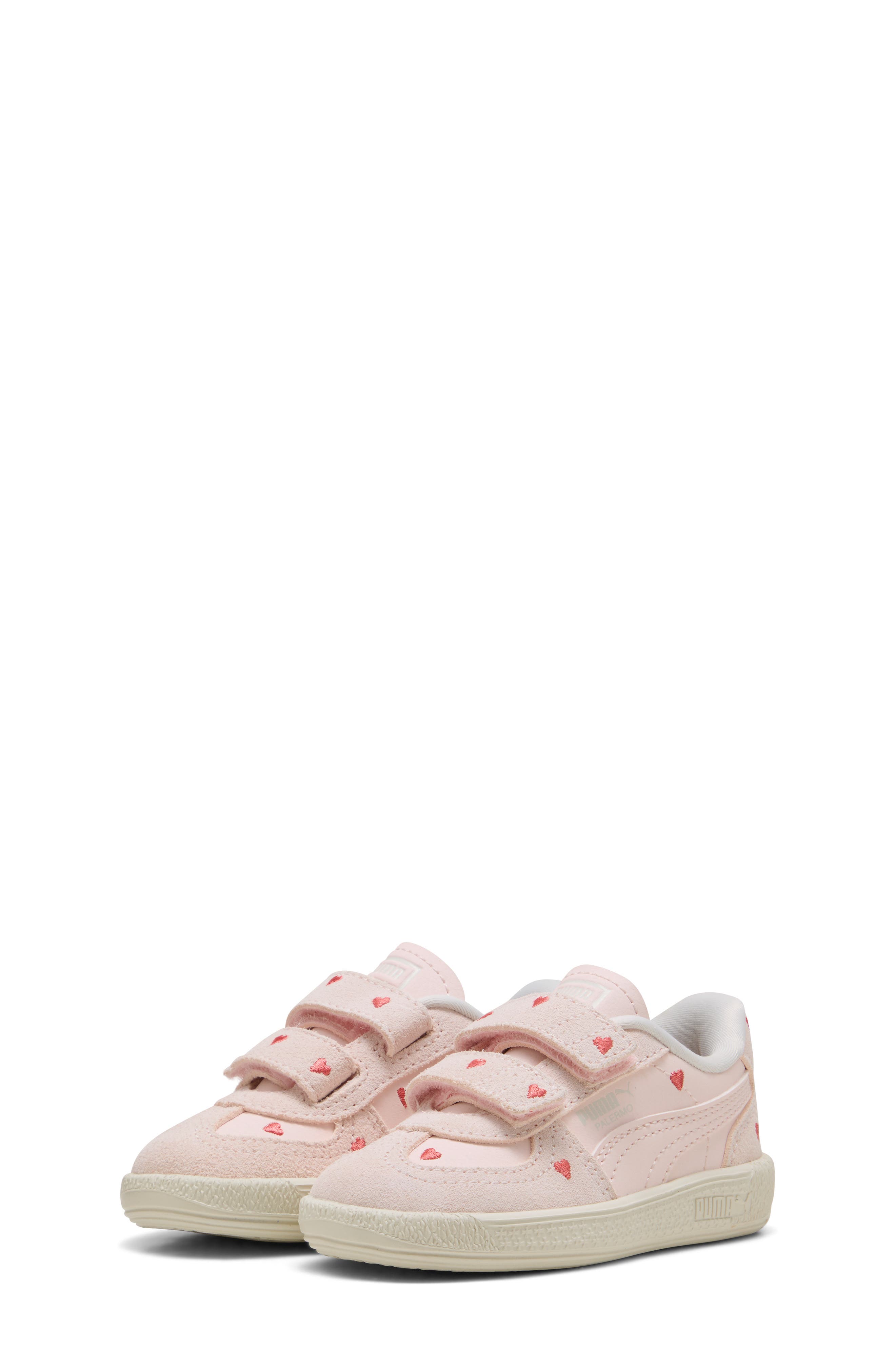 PUMA Kids' Palermo Amor Sneaker, Main, color, Jasmine Flower/ Vapor Gray