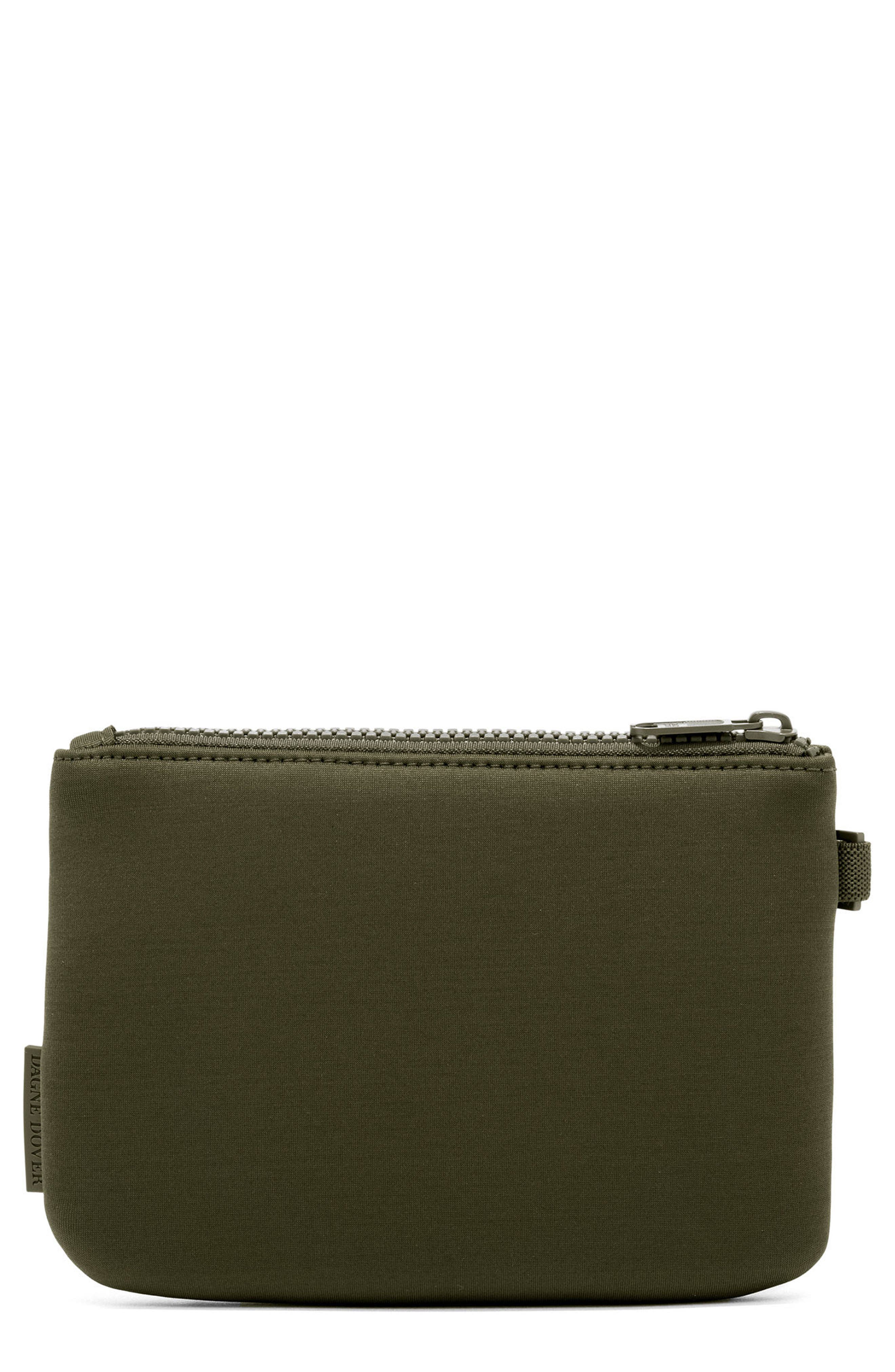 Scout Small Zip Top Pouch, Main, color, DARK MOSS