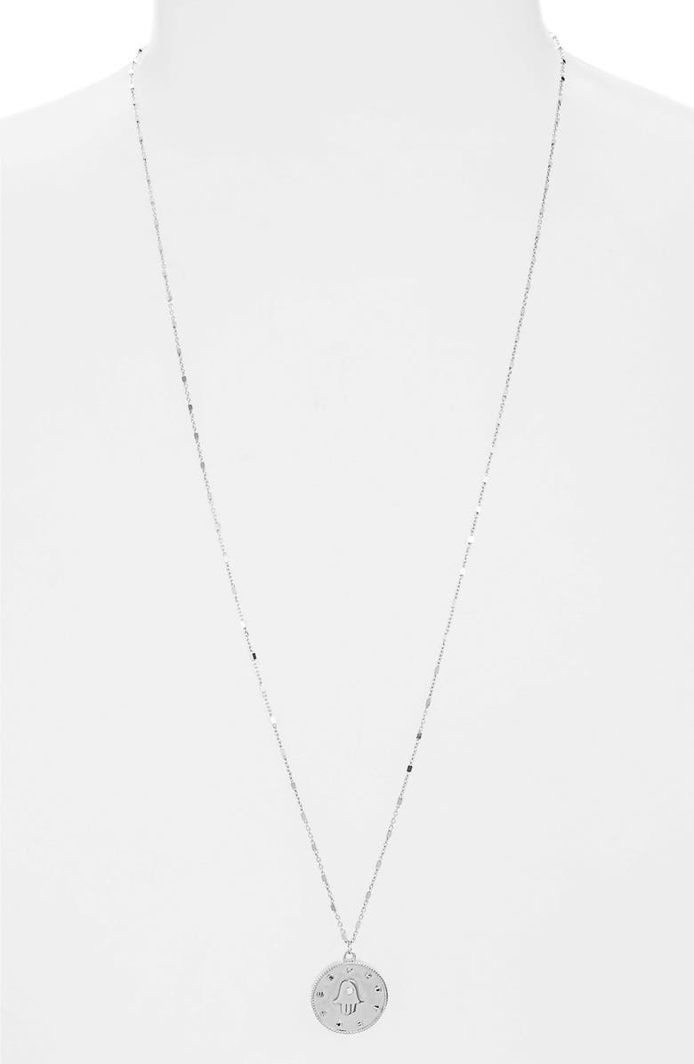 Jennifer Zeuner Tamar Diamond Pendant Necklace, Main, color,