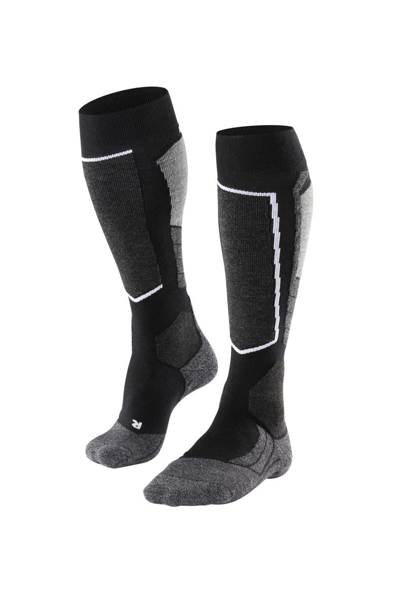 SK2 Intermediate Ski Socks, Main, color, Black-Mix