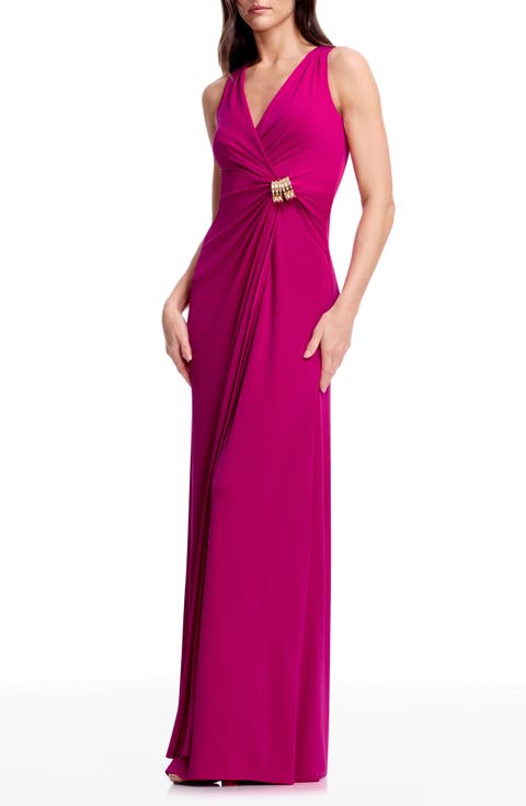 Deb Sleeveless A-Line Gown